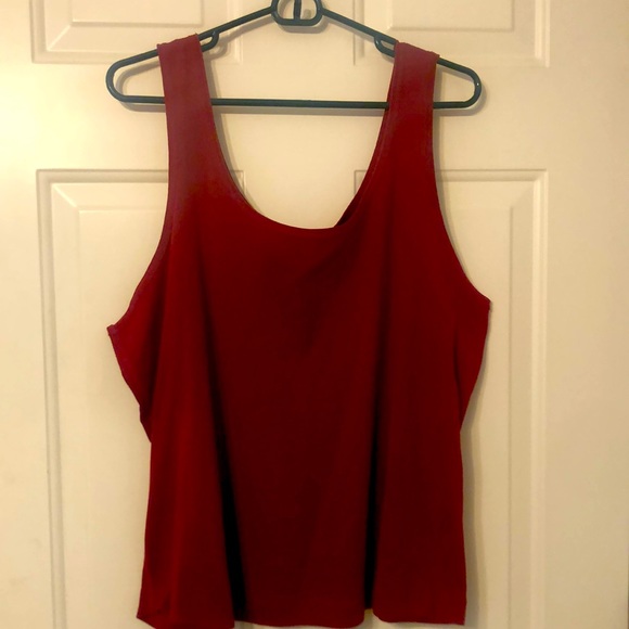 Lane Bryant Tops - 🍁Lane Bryant Venezia brick red tank top, size 22/24.